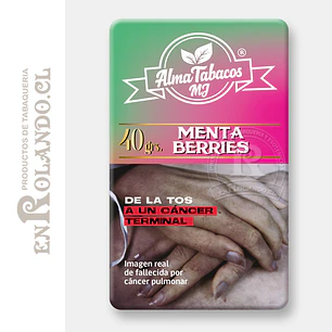 Tabaco Alma Menta Berries  40 Gr. ($2.990 x Mayor) 