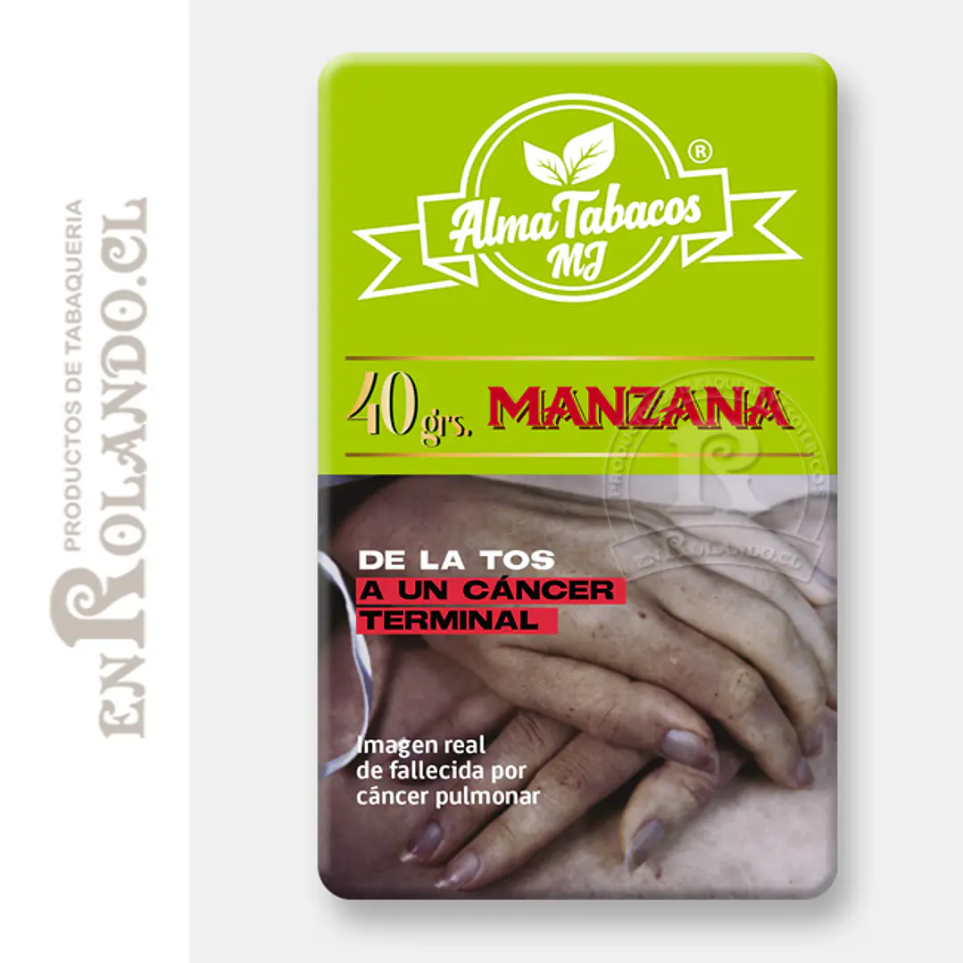 Tabaco Alma Manzana  40 Gr. ($2.990 x Mayor)  1
