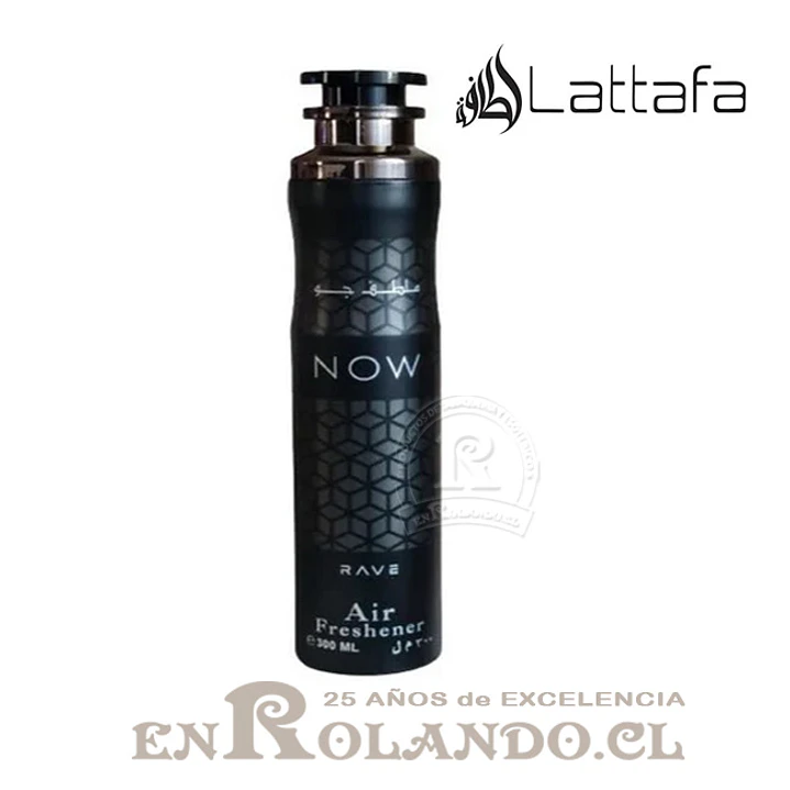 Lattafa Aromatizador Now Rave 300 ml ($3.990 x Mayor) 1