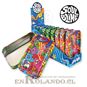 Caja Metálica con Bandeja Soulblime #SOUCBND1 ($2.490 x Mayor)