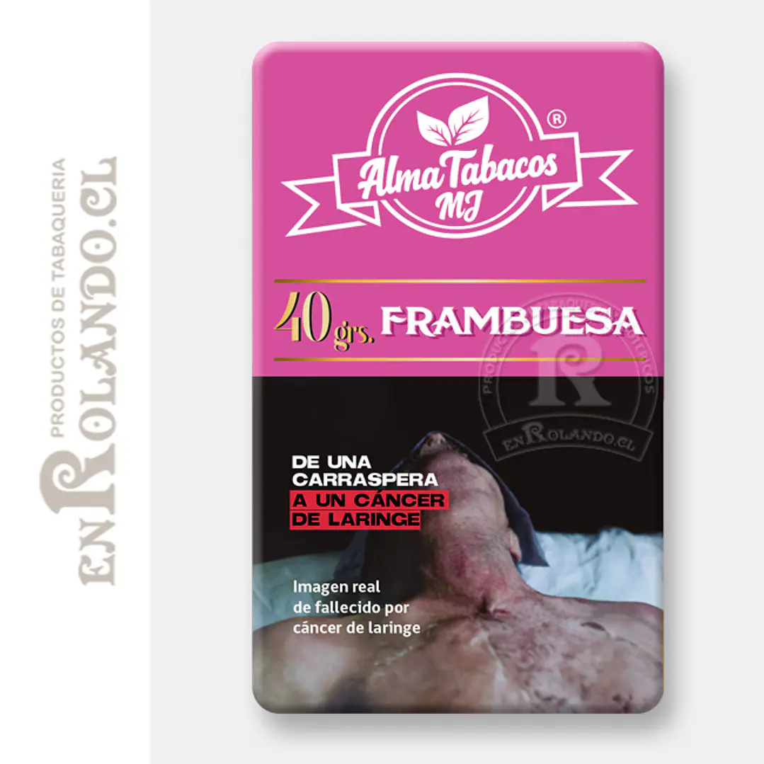 Tabaco Alma Frambuesa  40 Gr. ($2.990 x Mayor)  1