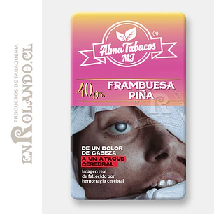 Tabaco Alma Frambuesa Piña 40 Gr. ($2.990 x Mayor)