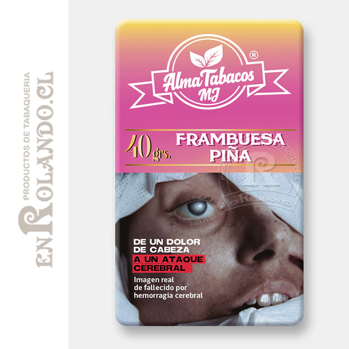 Tabaco Alma Frambuesa Piña 40 Gr. ($2.990 x Mayor) 1