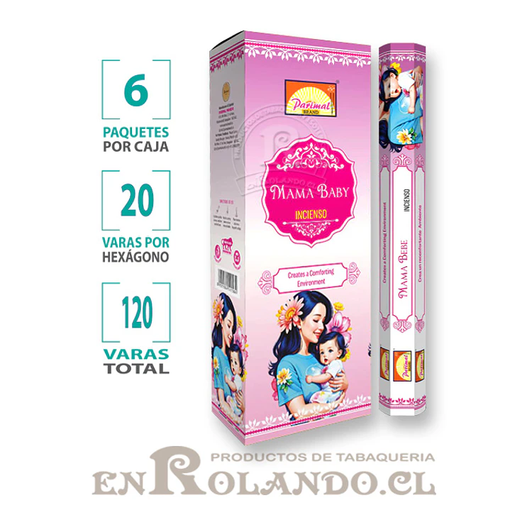 Incienso Parimal Mama y Bebe - 120 varas 1