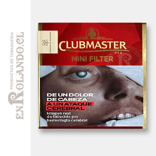 Purito Clubmaster Mini Filter Red 20 uds ($10.990 x Mayor) 