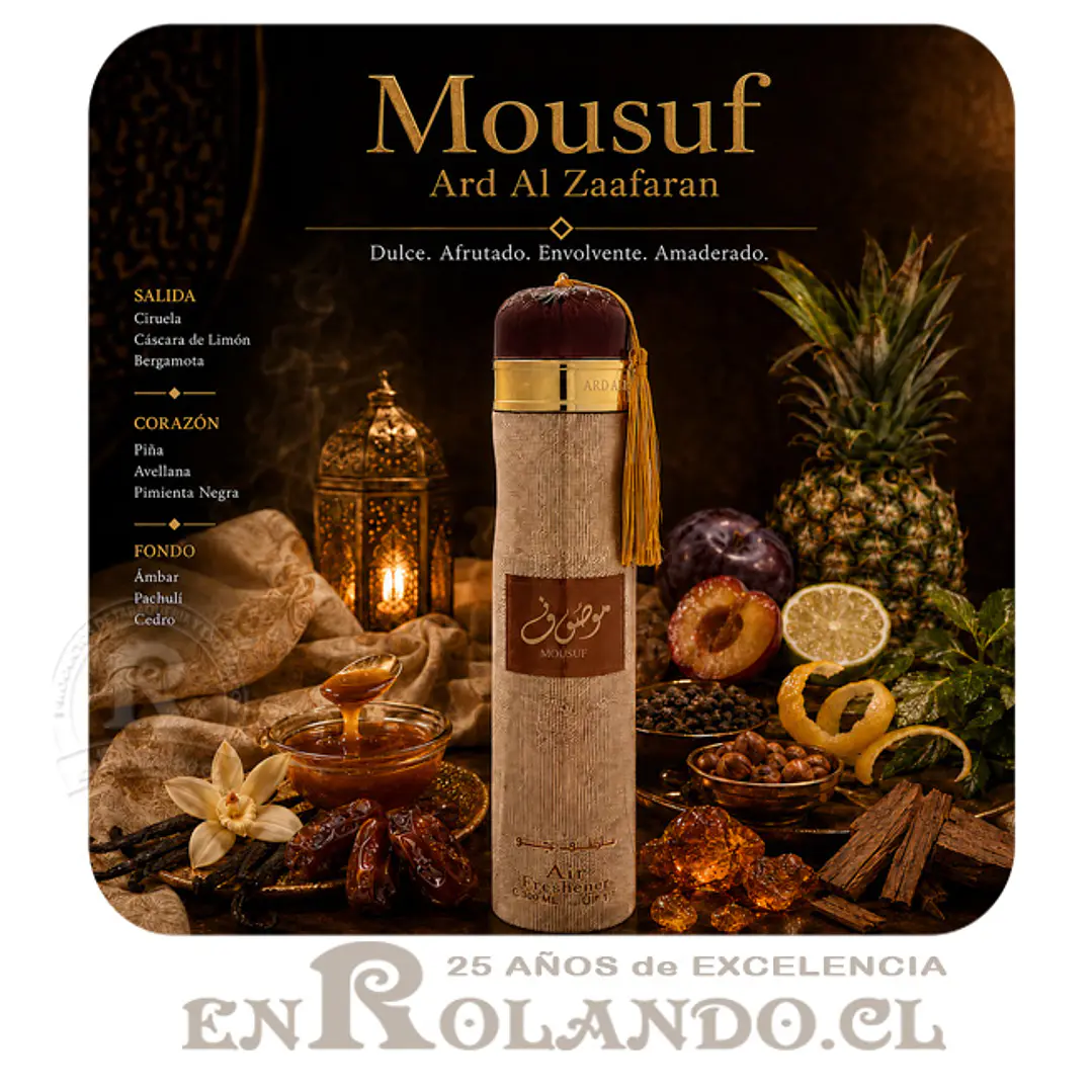Ard Al Zaafaran Aromatizador Mousuf 300 ml ($3.990 x Mayor)  2