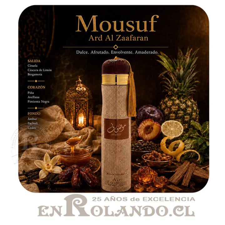 Ard Al Zaafaran Aromatizador Mousuf 300 ml ($3.990 x Mayor)  2