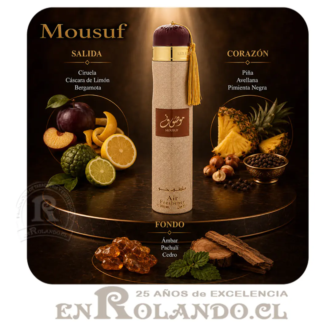 Ard Al Zaafaran Aromatizador Mousuf 300 ml ($3.990 x Mayor)  3