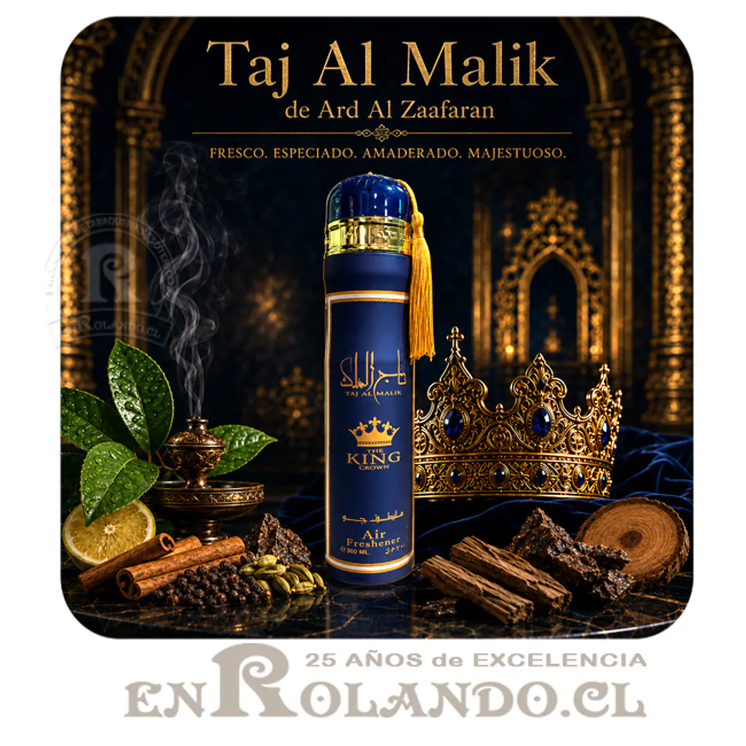 Ard Al Zaafaran Aromatizador Taj Al Malik 300 ml ($3.990 x Mayor)  2