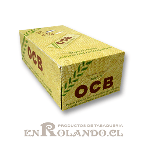 Papelillos OCB Organico  #1 - 50 libritos - Display