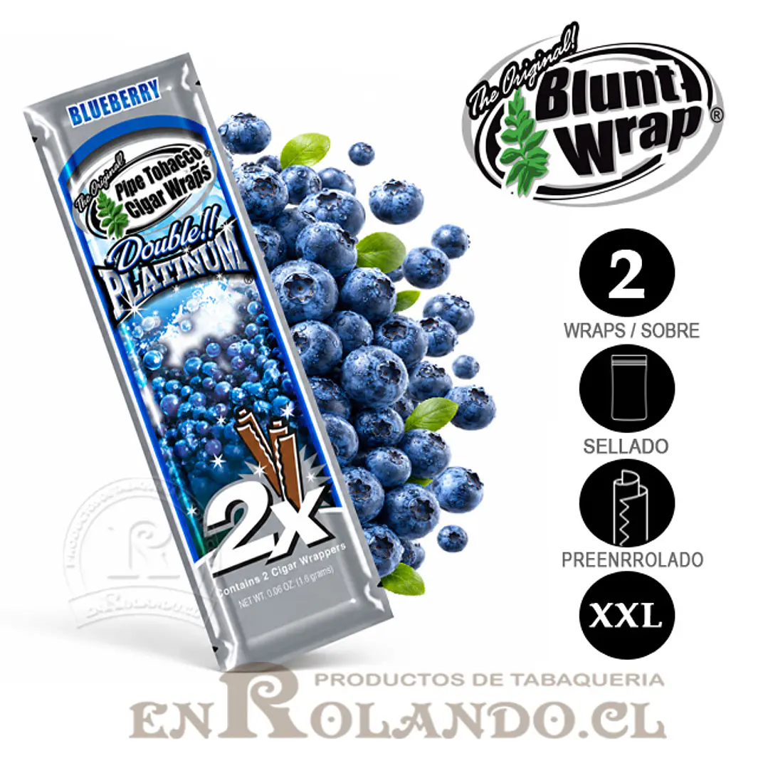Blunt Wrap Platinum Blueberry ($500 x Mayor) 1