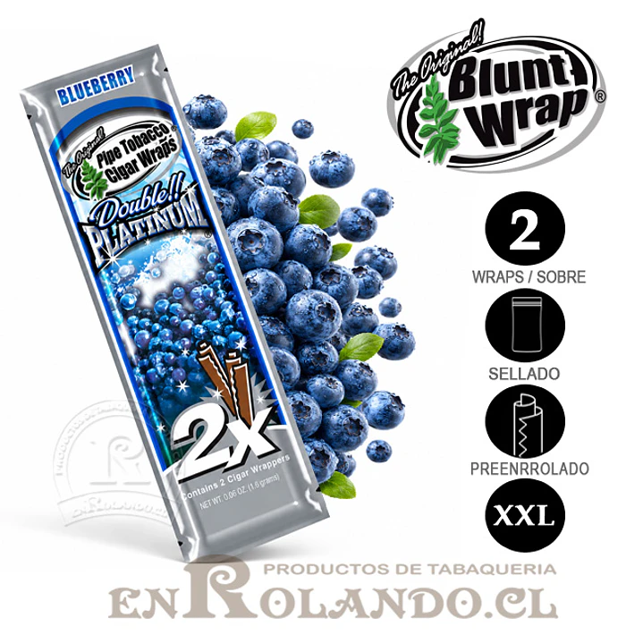 Blunt Wrap Platinum Blueberry ($500 x Mayor) 1