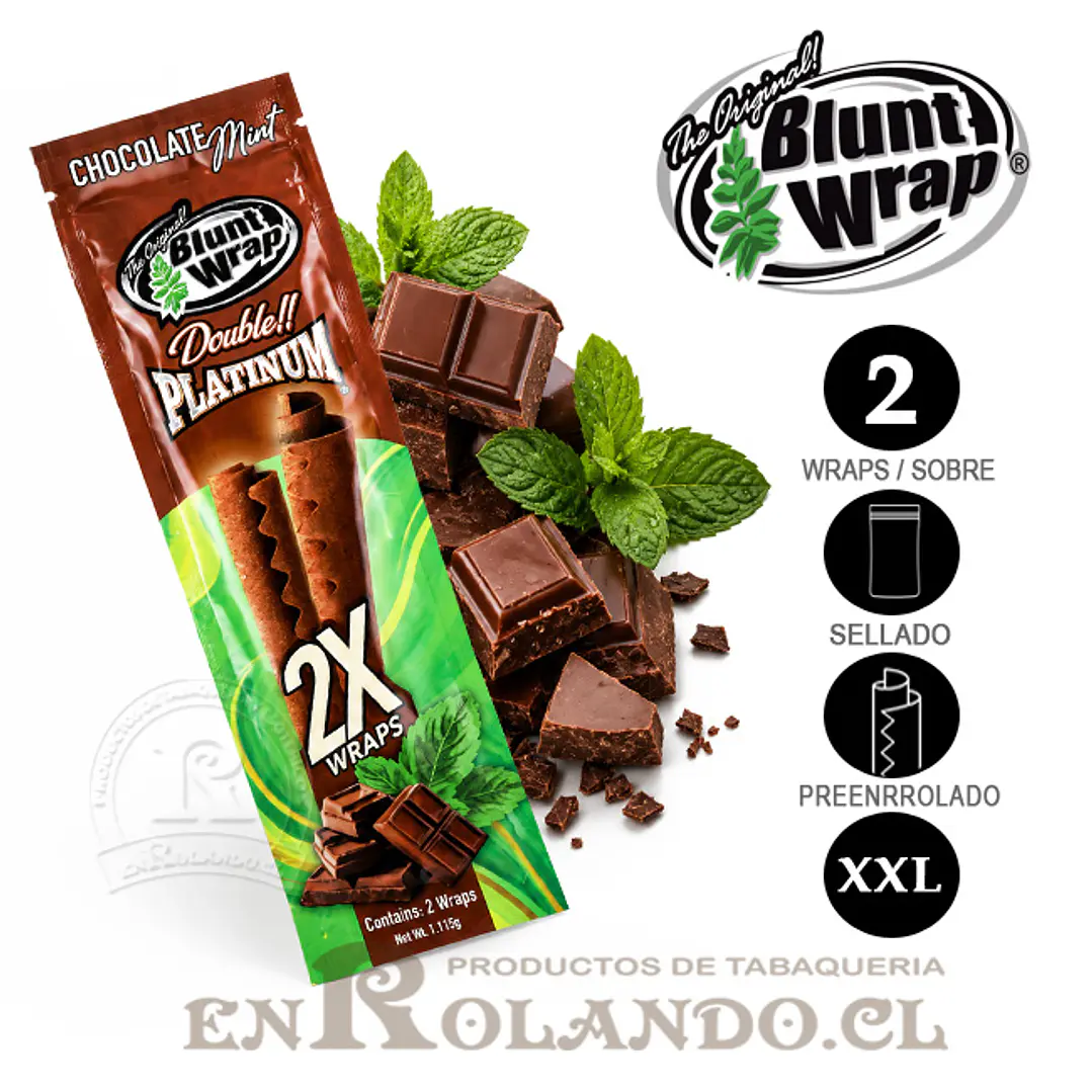 Blunt Wrap Platinum Chocolate Mint  ($500 x Mayor) 1