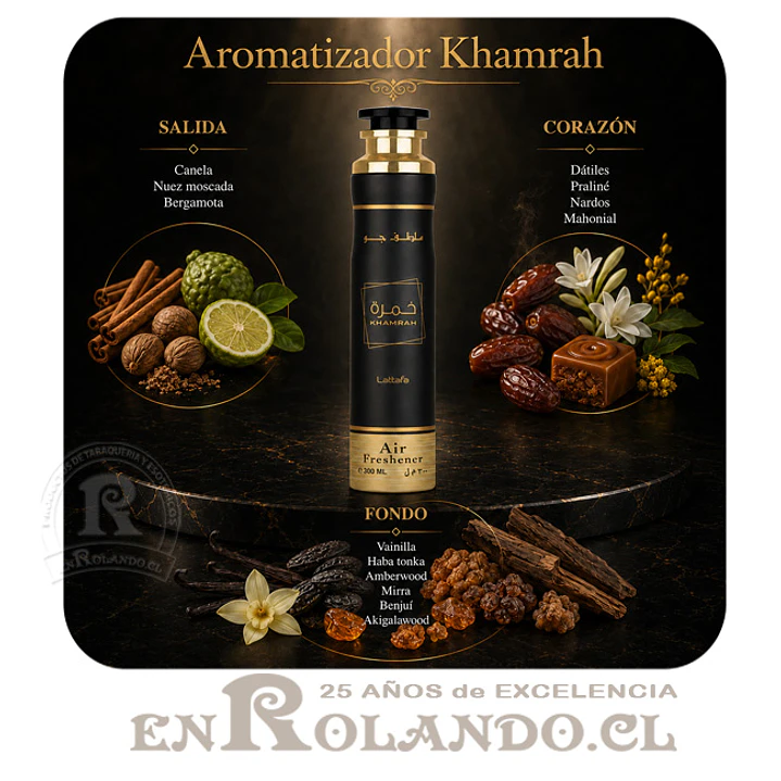 Lattafa Aromatizador Khamrah 300 ml ($3.990 x Mayor) 2