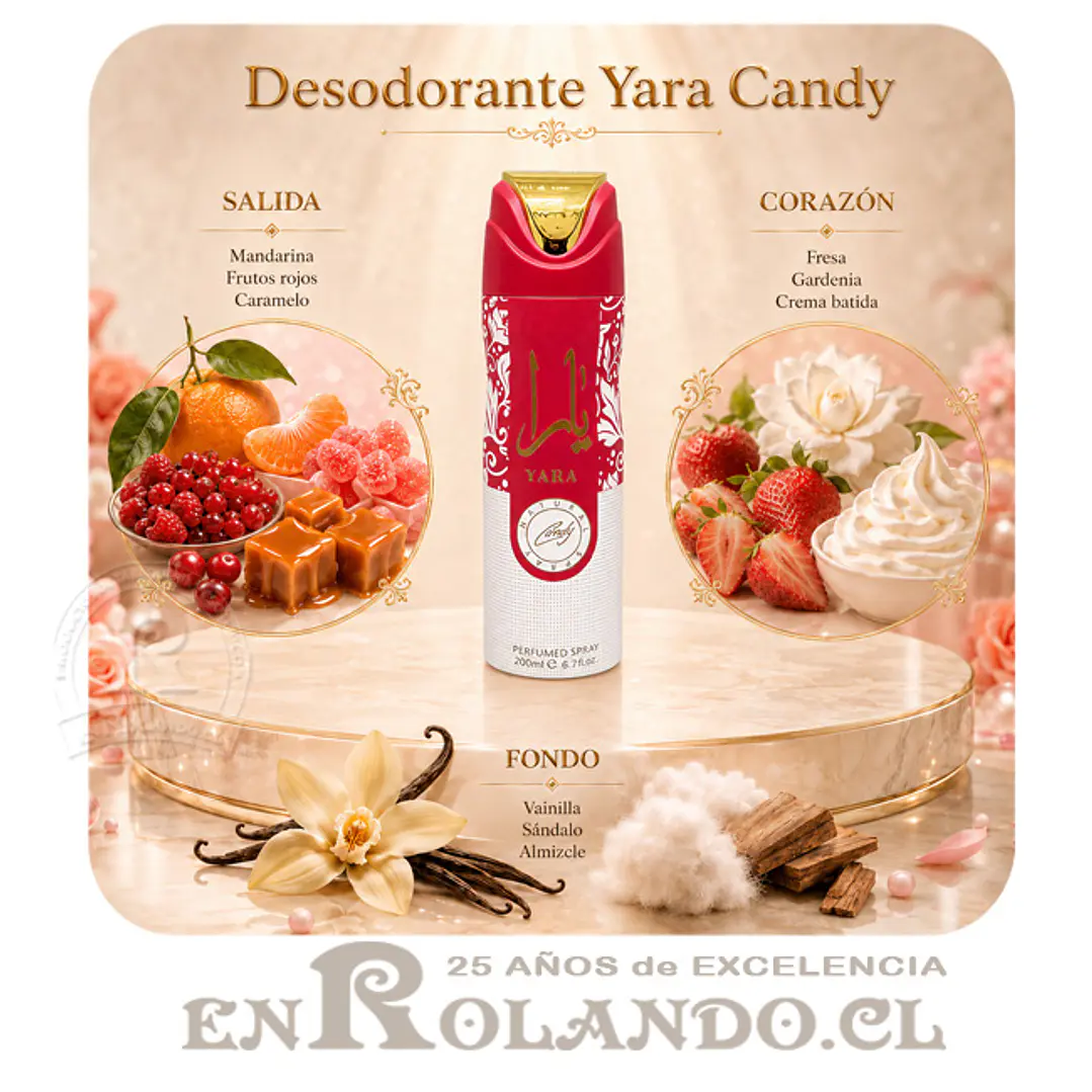 Lattafa Yara Candy Desodorante 200 ml ($3.490 x Mayor)  2