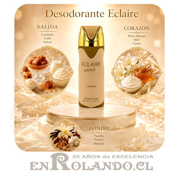 Lattafa Eclaire Desodorante 200 ml ($3.490 x Mayor)  2