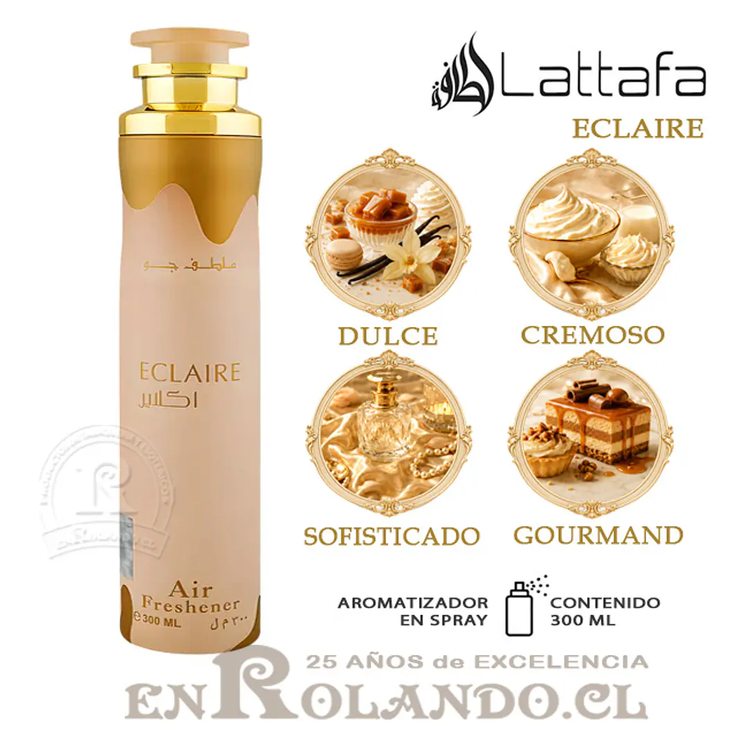 Lattafa Aromatizador Eclaire 300 ml ($3.990 x Mayor)  1