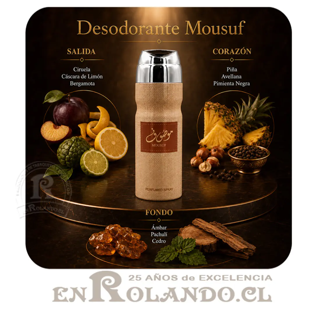 Lattafa Mousuf Desodorante 200 ml ($3.490 x Mayor)  2
