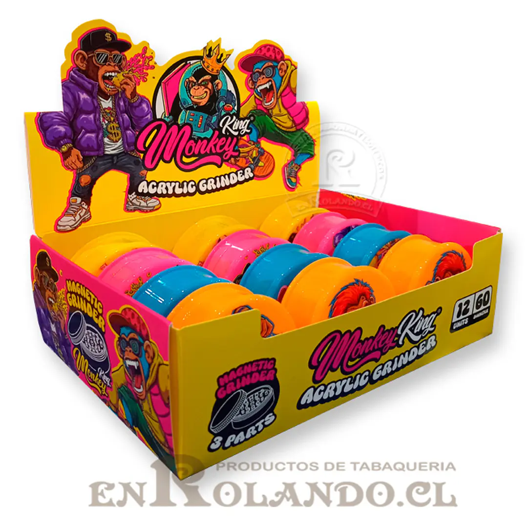 Moledor Acrilico Monkey King - 3 pisos ($1.490 x Mayor) 3