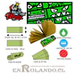 Boquillas (Tips) Monkey King Green - Display 50 Uds - Miniatura 2