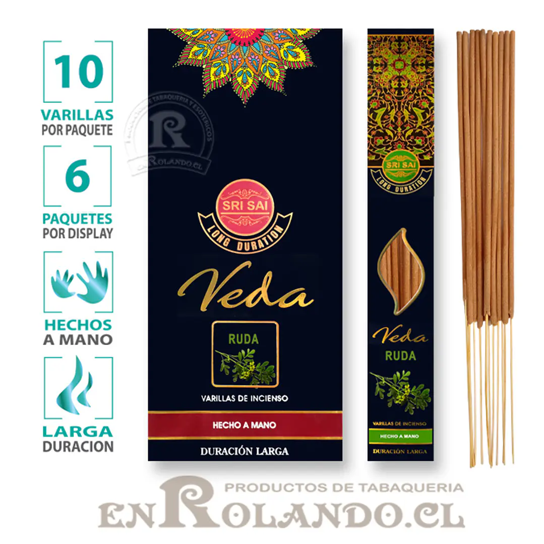 Incienso Premium Sri Sai Veda Ruda 1