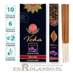 Incienso Premium Sri Sai Veda Violeta