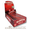 Papelillos Elements Rojo 1 1/4 - Display