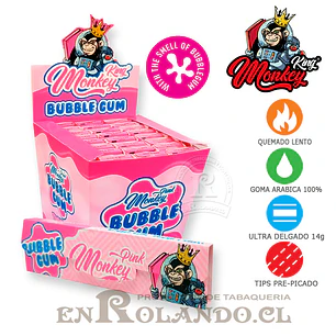 Combipack Monkey King Bubble Gum Pink - King Size - Display