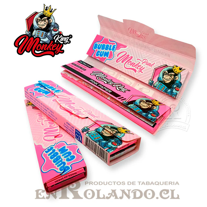 Combipack Monkey King Bubble Gum Pink - King Size - Display 3