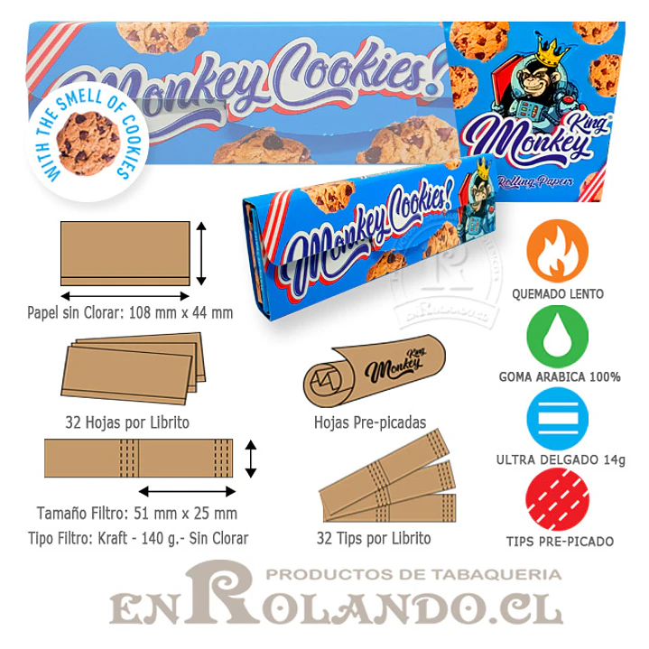 Combipack Monkey King Cookies - King Size - Display 2