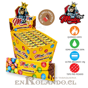 Combipack Monkey King Choco Balls - King Size - Display
