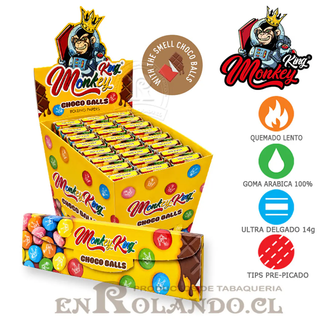 Combipack Monkey King Choco Balls - King Size - Display 1