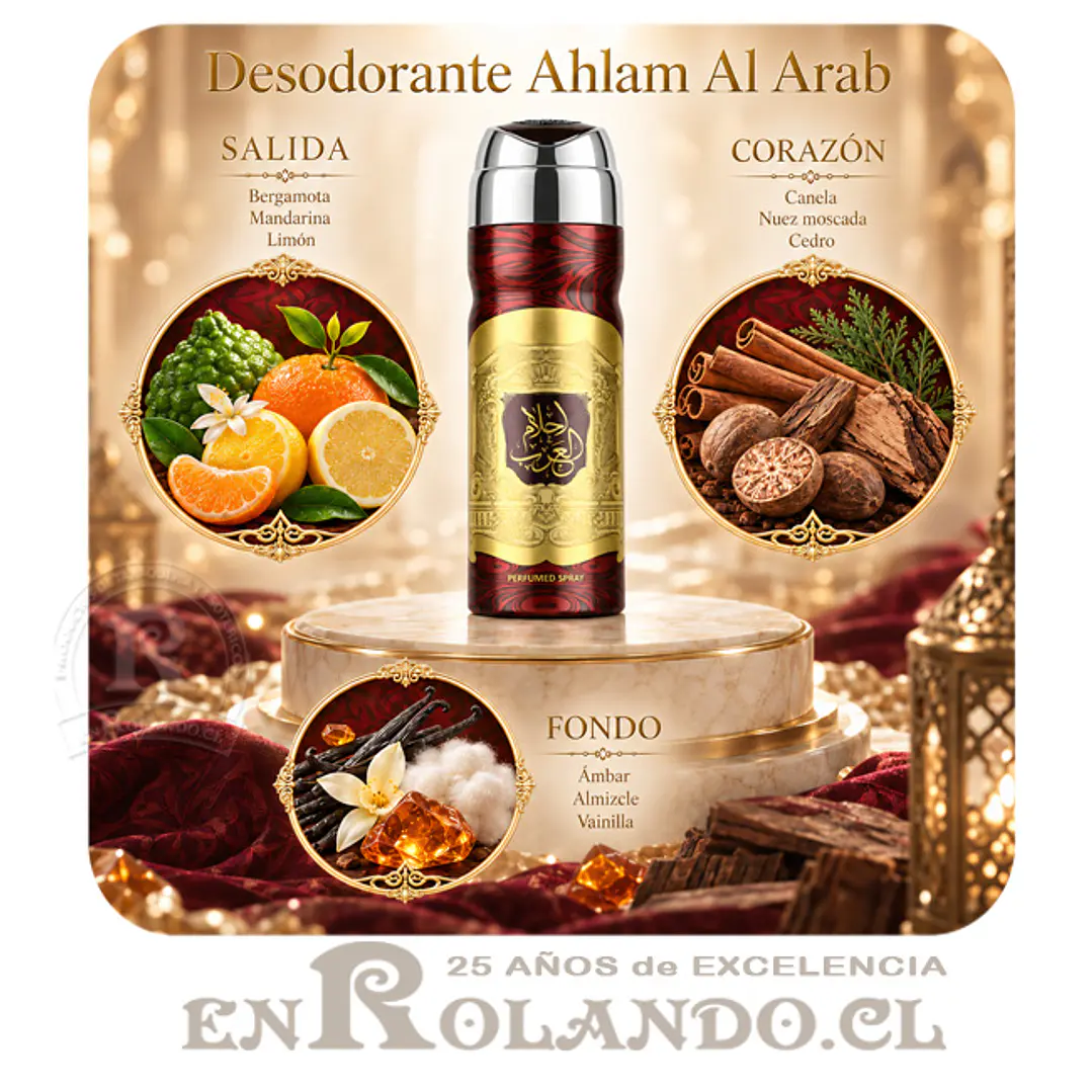 Ard Al Zaafaran Ahlam Al Arab Desodorante 200 ml ($3.490 x Mayor) 2