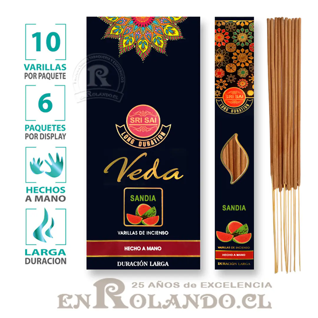 Incienso Premium Sri Sai Veda Sandia 1