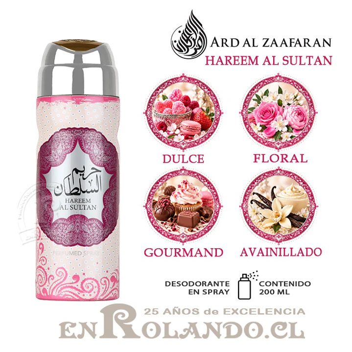 Ard Al Zaafaran Hareem Al Sultan Desodorante 200 ml ($3.490 x Mayor)  1