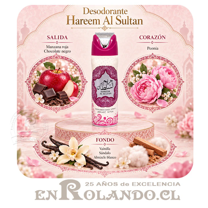 Ard Al Zaafaran Hareem Al Sultan Desodorante 200 ml ($3.490 x Mayor)  2