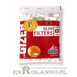 Filtros Gizeh Slim + librito papelillos- Bolsa ($790 x Mayor)