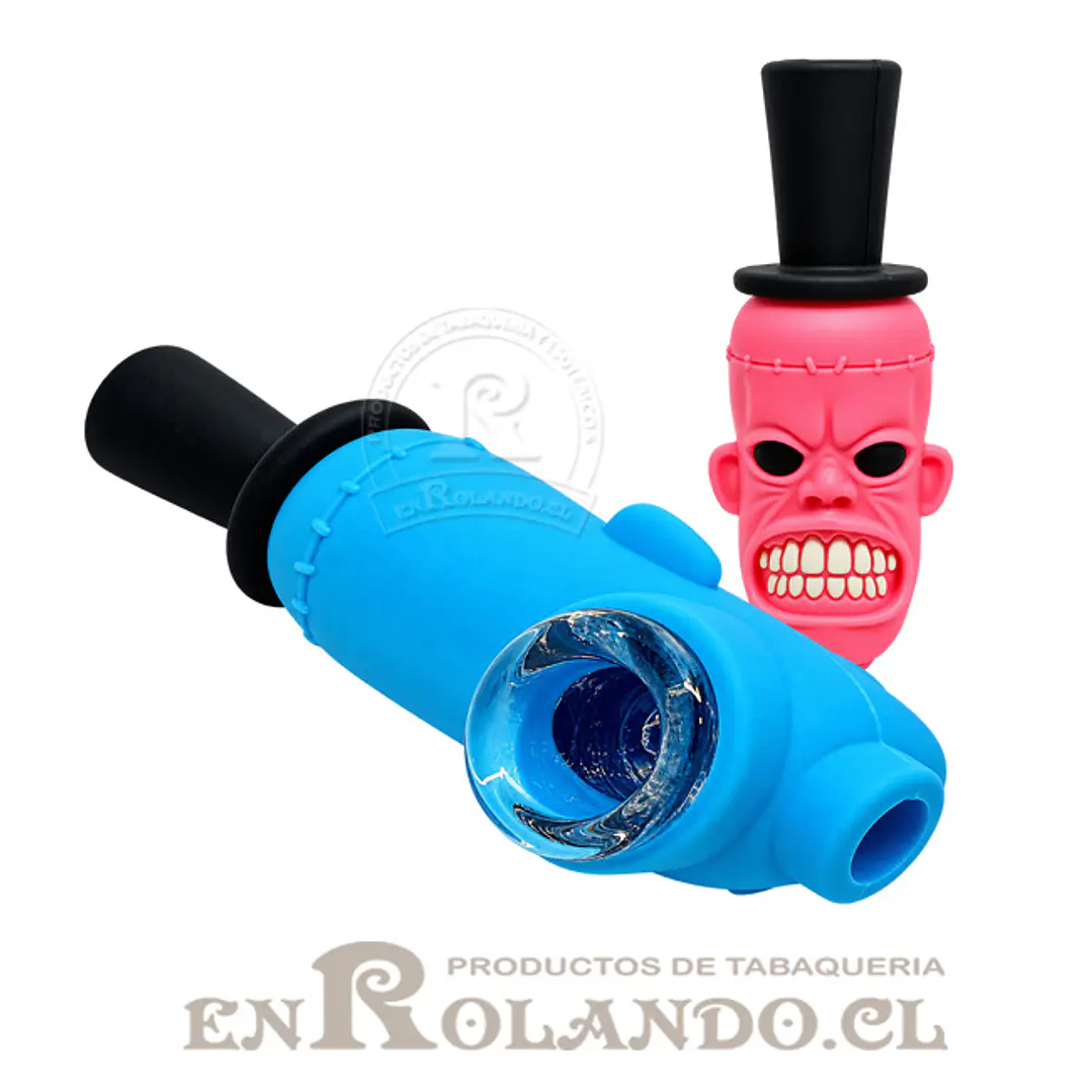 Pipa Silicona Monstruo Color ($2.990 x Mayor) 3