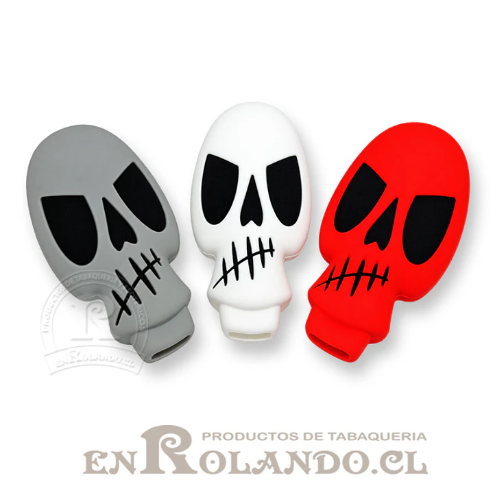 Pipa Silicona Calavera ($2.990 x Mayor) 2
