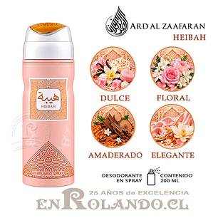 Ard Al Zaafaran Heibah Desodorante 200 ml ($3.490 x Mayor) 