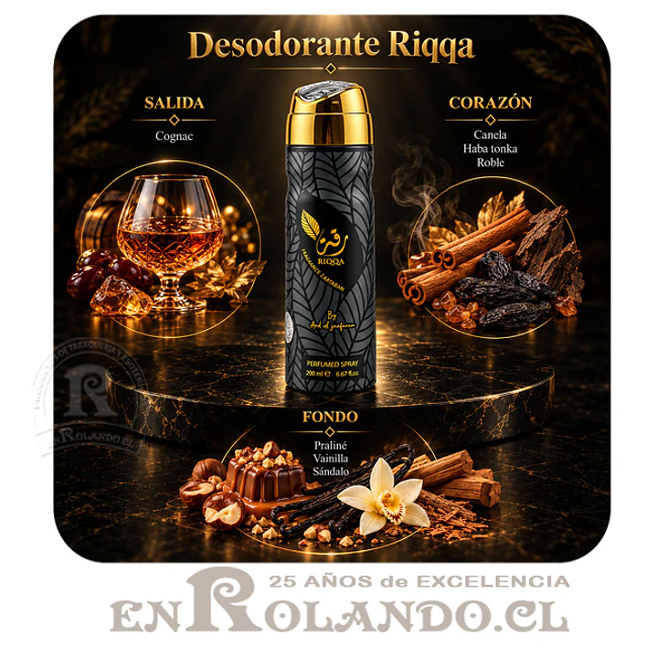Ard Al Zaafaran Riqqa Desodorante 200 ml ($3.490 x Mayor)  2