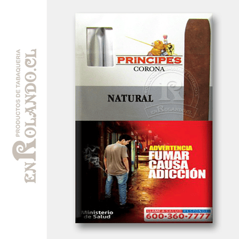 Cigarros Principes Corona Natural ($11.990 x Mayor)