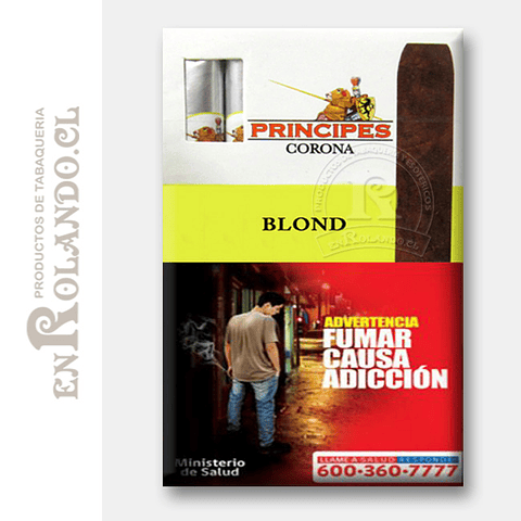 Cigarros Principes Corona Blond ($11.990 x Mayor)