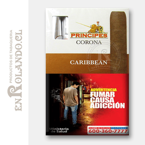 Cigarros Principes Corona Caribbean ($10.900 x Mayor)