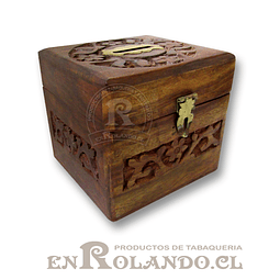 Caja Madera Alcancía ($3.990 x Mayor)