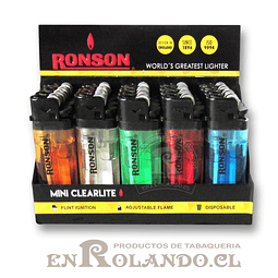 Encendedor Ronson Mini Clearlite - Display