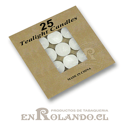 Velas Flotante Tealight  - Set de 25 ($990 x Mayor)