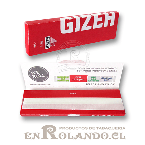 Papelillos Gizeh Rojo (Fine) # 1 - Display