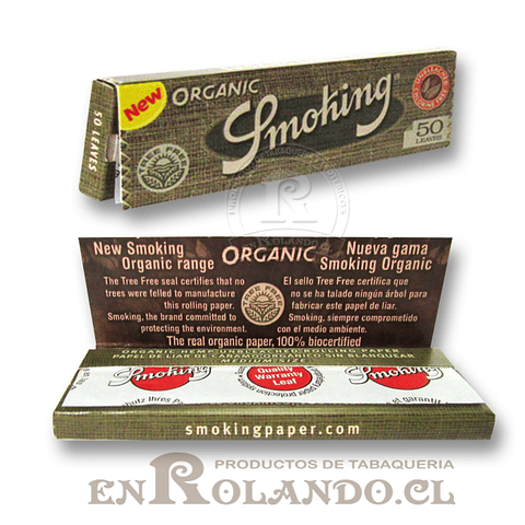 Papelillos Smoking Orgánico 1 1/4 - Display