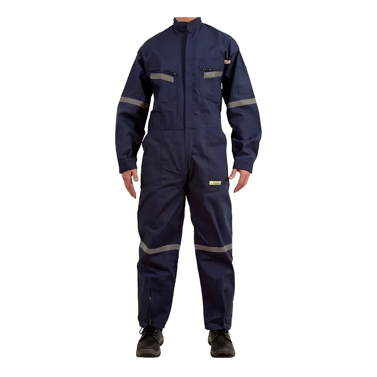 Overol Canvas Alaska Azul Con Cinta 1